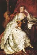 Thomas Gainsborough Miss Anne Ford (mk08) USA oil painting artist